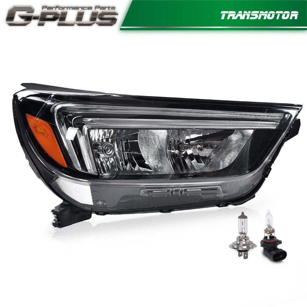Fits 2017 - 2022 for Buick Encore Halogen LED DRL Headlight Headlamp Passenger Side - v