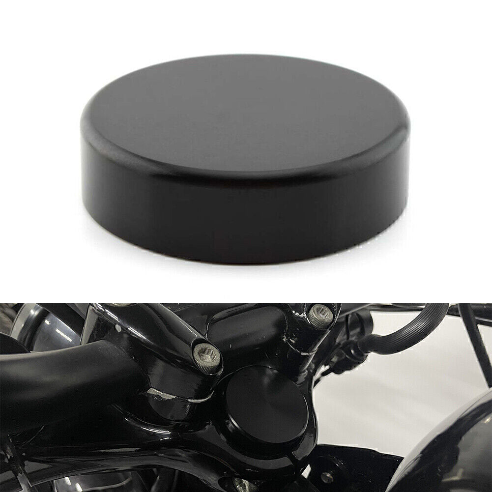 Black Upper Fork Stem Center Cover Fit for Harley Sportster 48 XL1200 1988-2012 2013
