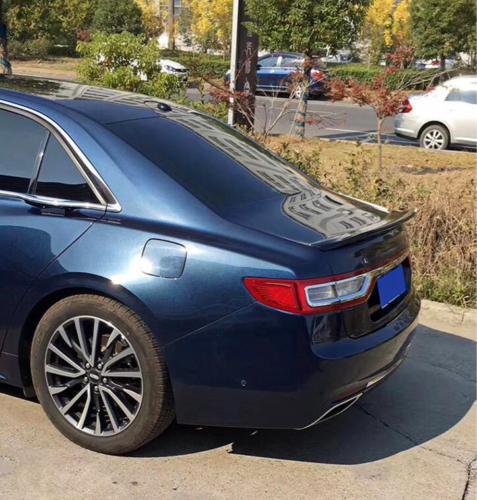 Gloss Black for Lincoln for Continental 2017-21 Rear Trunk Spoiler Wing Flap Trim Q