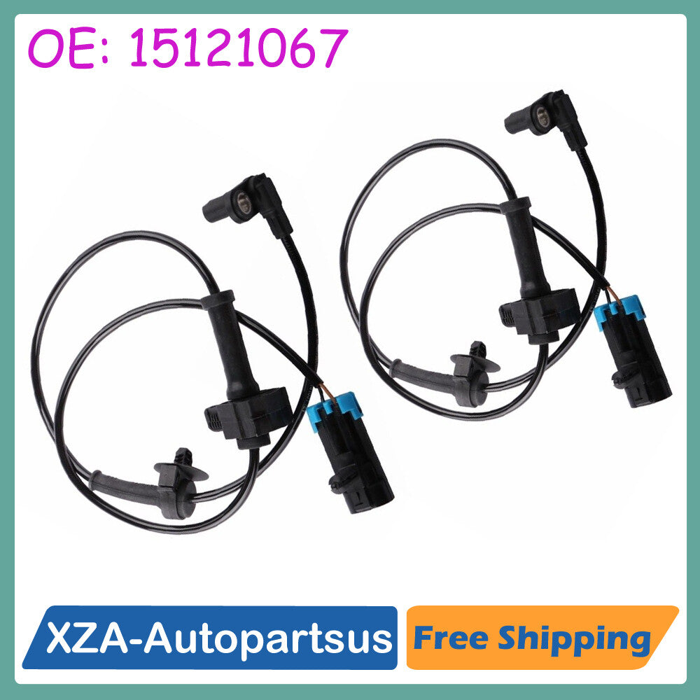 2Pcs Rear ABS Wheel Speed Sensor LH RH For 07-12 for GMC Yukon for Cadillac for Escalade Q