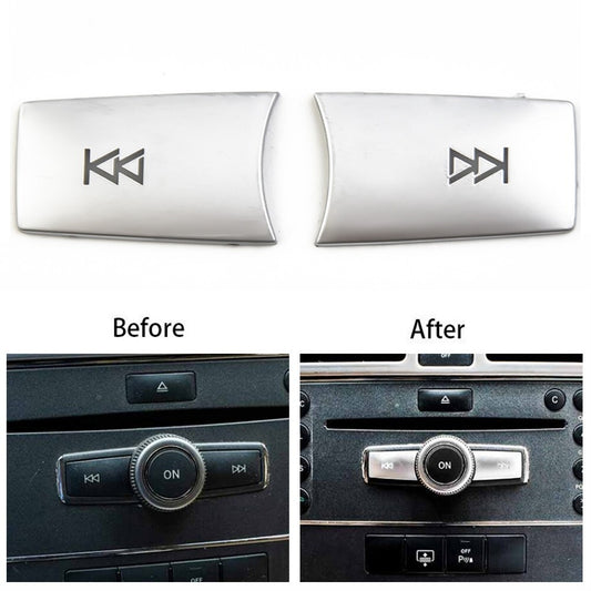 W204 W212 Button Covers Volume Parts Accessories Silver Button Sequins v