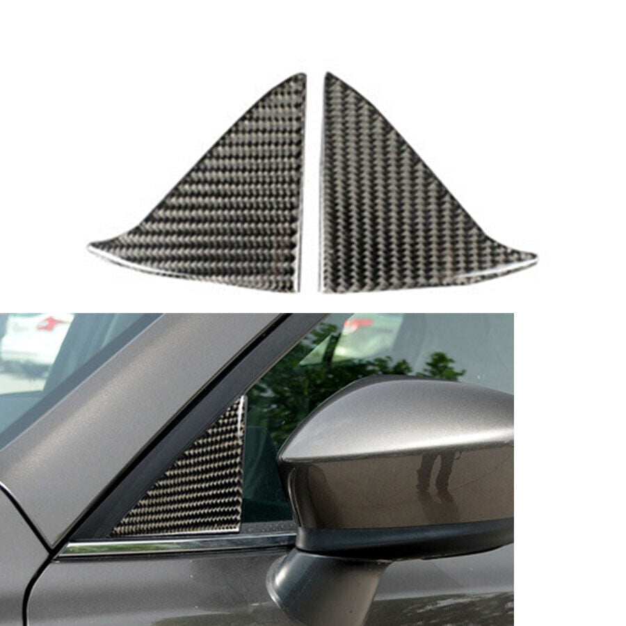 2P For Tundra 2022 - 2023 Carbon Fiber ABS Dashboard Air Socket Cover Trim- v