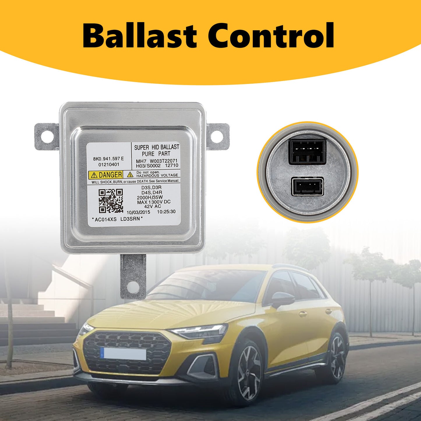Xenon Ballast HID Control Unit Computer Module ECU 8K0941597E for for Audi & for VW v