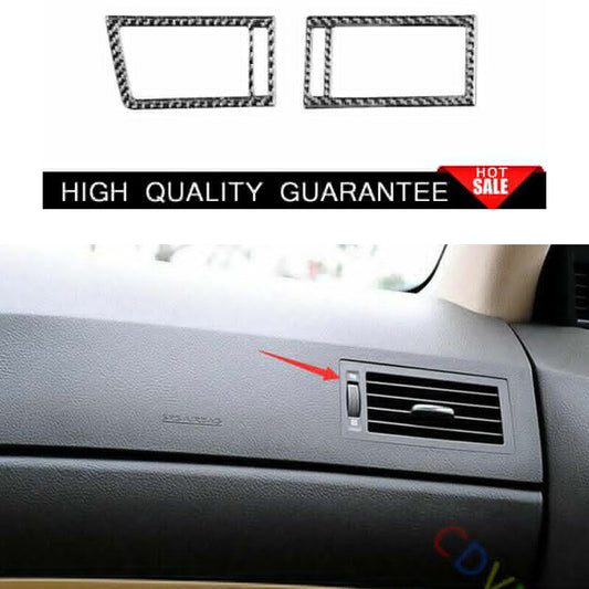 for Lexus GS350 450h 2007-2011 Real Carbon Fiber Console LR Air Outlet Vent 2
