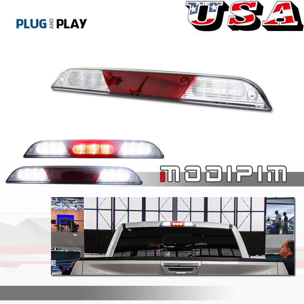 3rd High Mount LED Third Brake/Stop Light Transparent Suitable for 15+ , , F-350- v