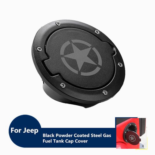 Gas Cap Fuel Filler Door Cover for Jeep for Wrangler 2007-2018 JK & Unlimited Parts Q
