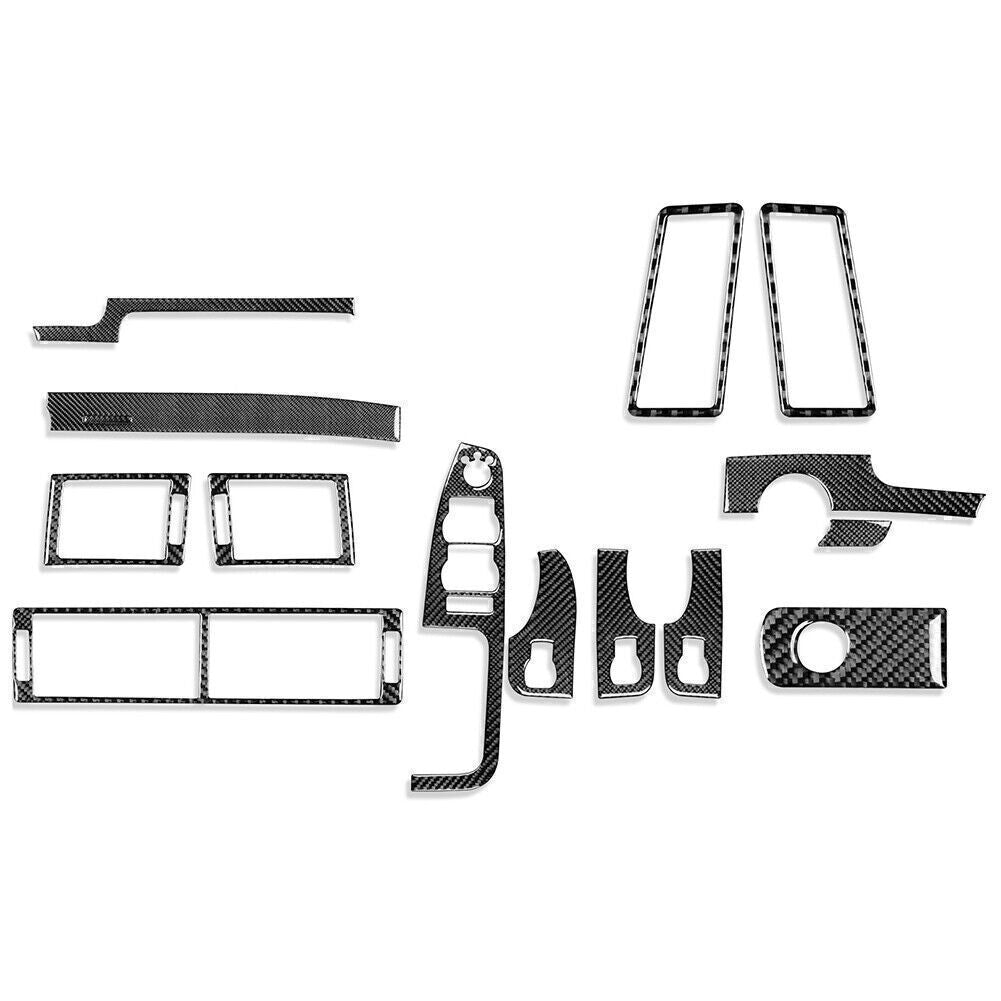 15x Carbon Fiber Full Set Interior Cover Trim for Audi A4 S4 2005-2008 2007 2006