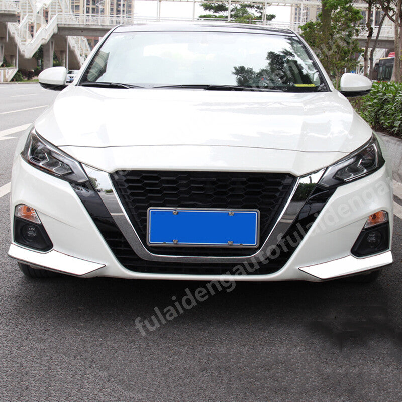 for Nissan Altima 2019-2022 silver Front Bumper Lip Chin Spoiler Splitter trim