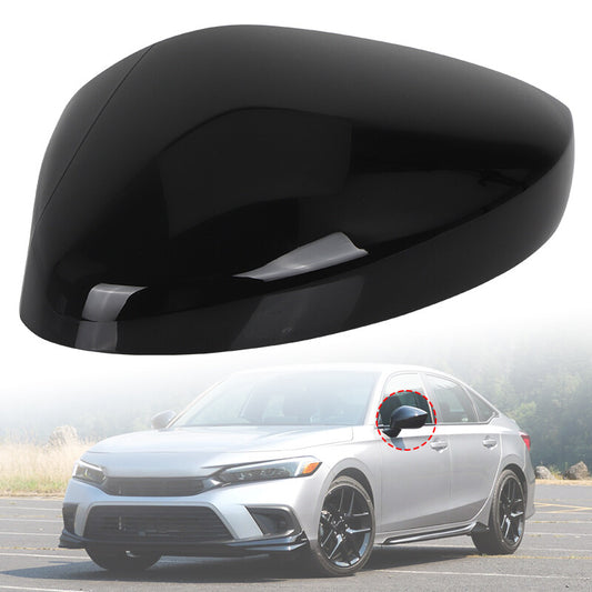 Right Passenger Side Rear View Mirror Cover Cap For 11th for Honda for Civic 2022-2024