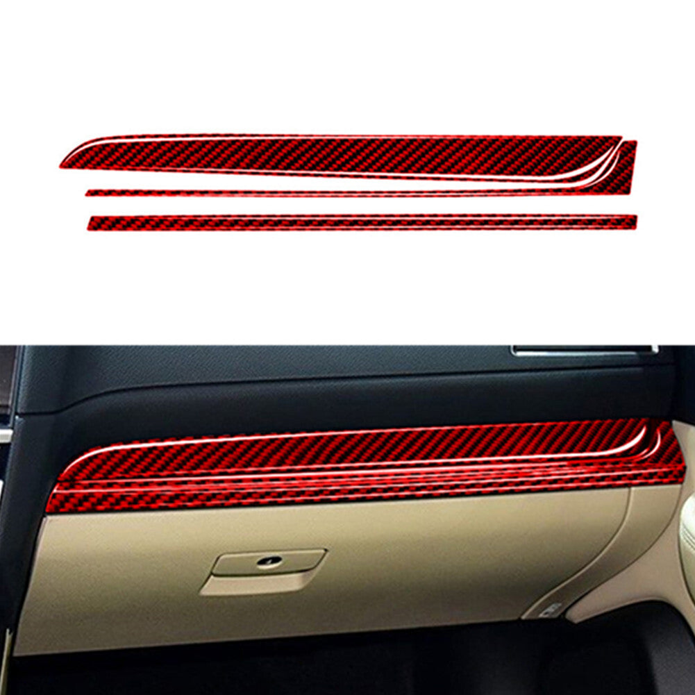 Carbon Fiber Steering Wheel Chin Cover Trim for Honda CRV CR-V 2012-2016 v