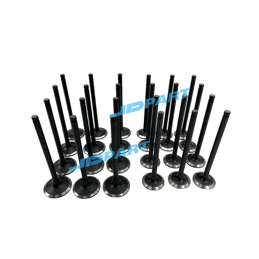 24-piece 6D125 intake and exhaust valves for engines -