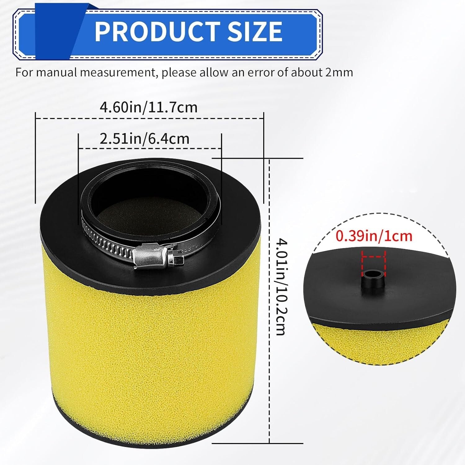 Air Filter for Honda TRX250EX Recon 250 TRX250TE 2x4 TRX250TM Sportrax TRX250EX
