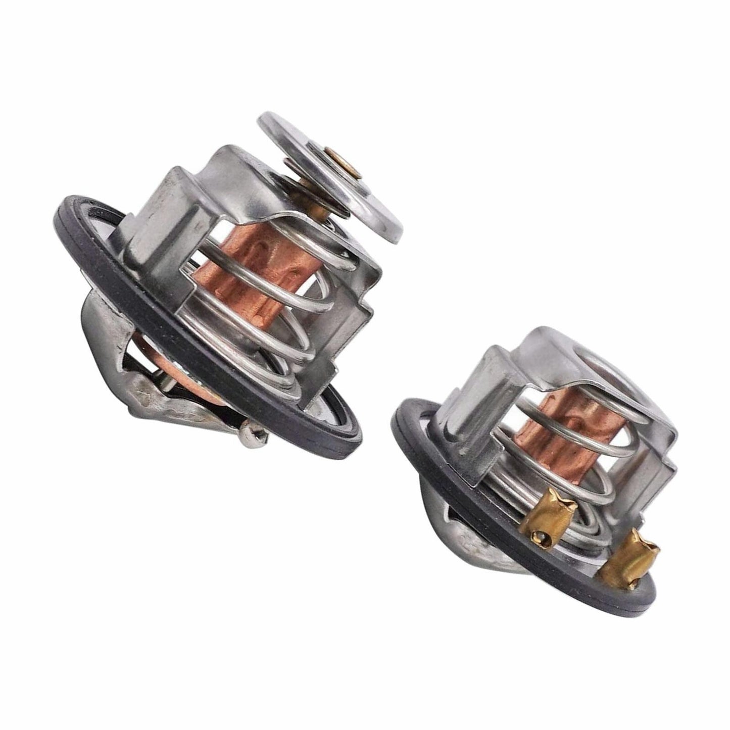 For GM Pickup Duramax 185  180 Degree Thermostat Front  Rear Kit Pair