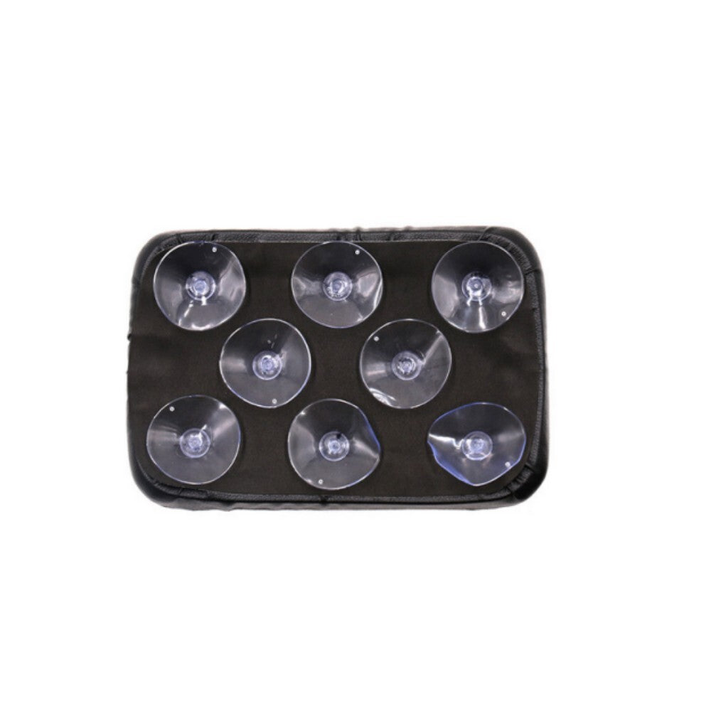 Motor rectangular Pillion passenger for seat cushion 8 suction cup cushion fits for Harley - n