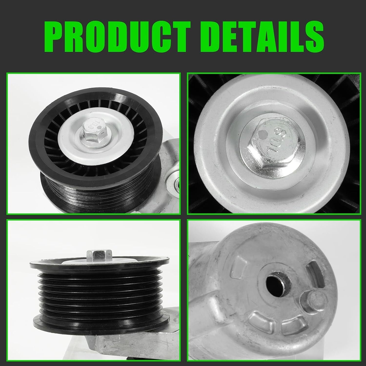 for Chevy LSA 6.2 Supercharger 2009-2015 Fan Belt Tensioner Accessory 12622452