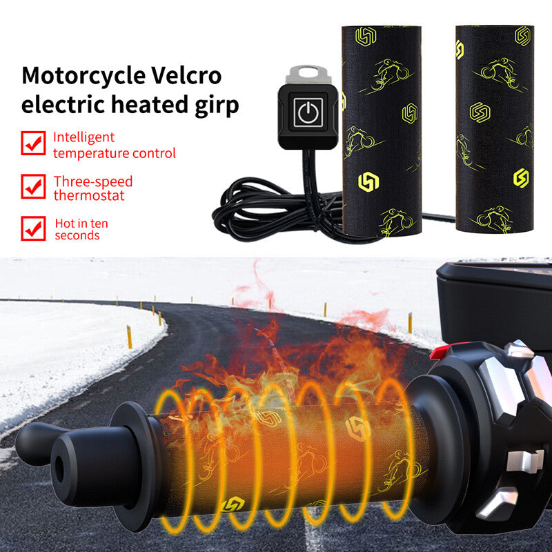 12V Motorcycle Handlebar Heater Cover - Retractable Cover n