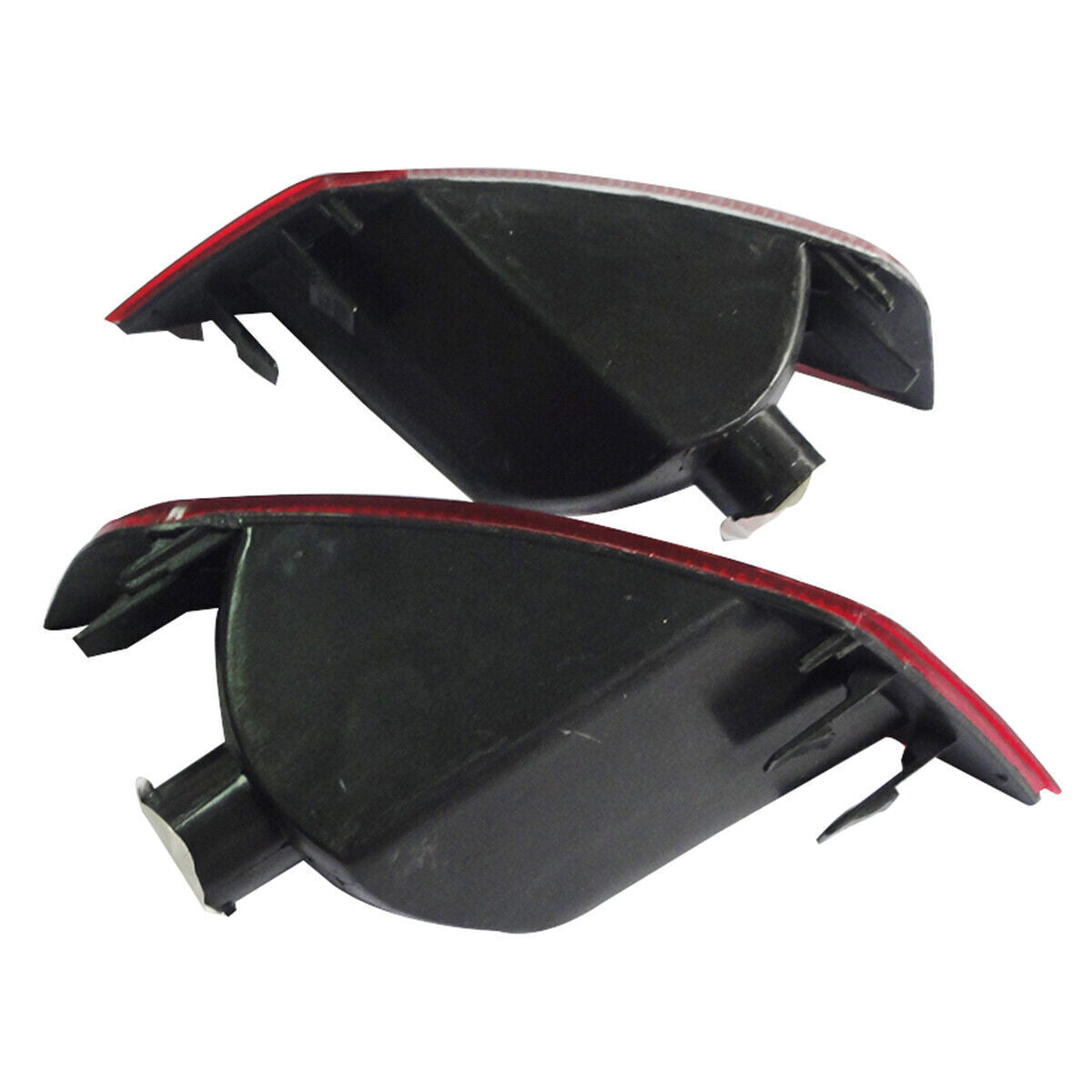 2PCS L+R Rear Bumper Reflector Lights Tail Lamp for Ford Focus 2009-11 Hatchback