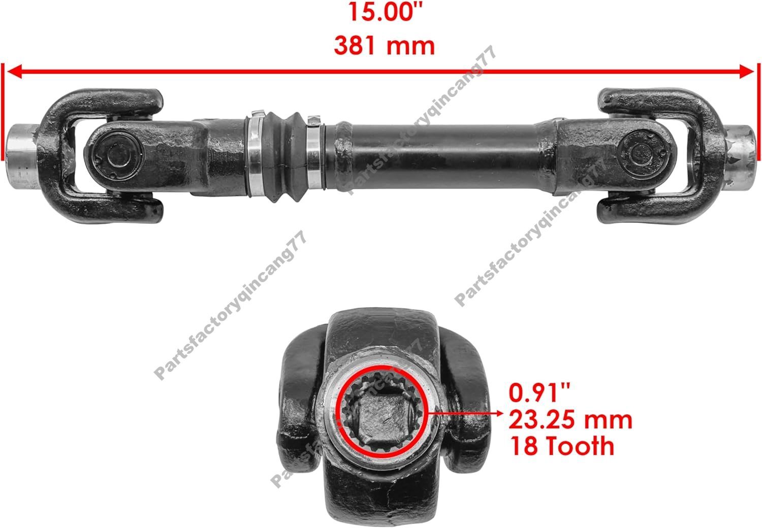 Rear Propeller Shaft 703500855 for Can-Am Outlander 450 570 Max 2016-2019