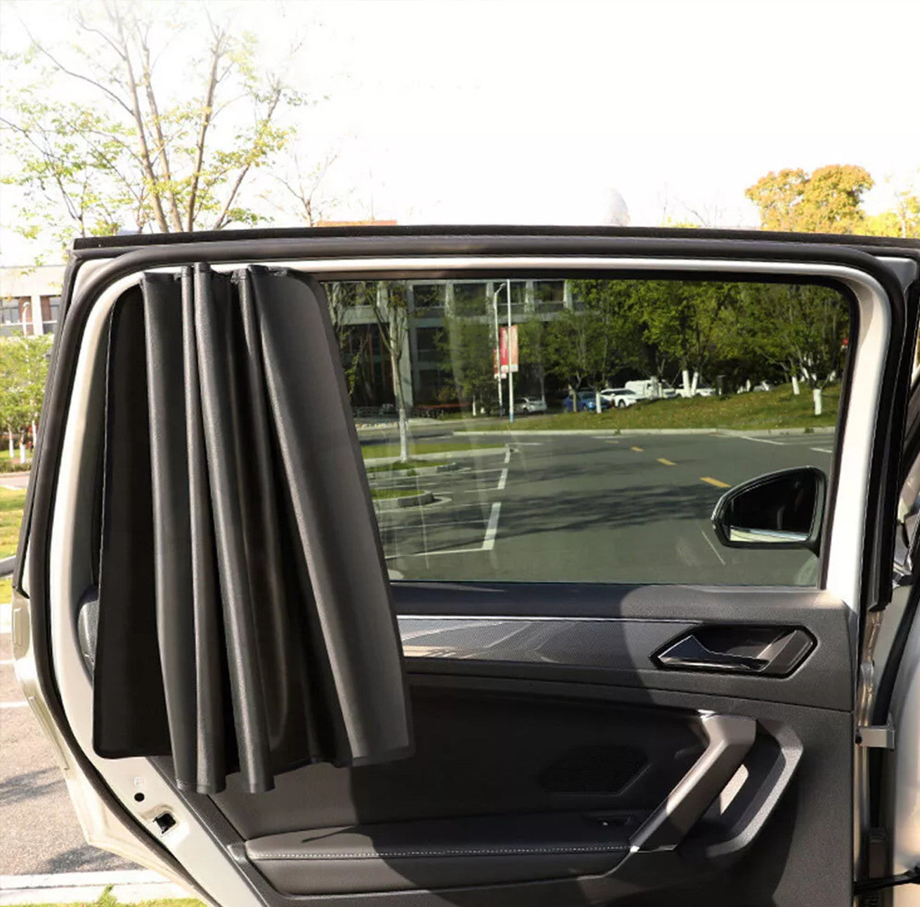 4X NEW Car Side Window Magnetic UV Protection Sunshade Cover Curtain Accessories