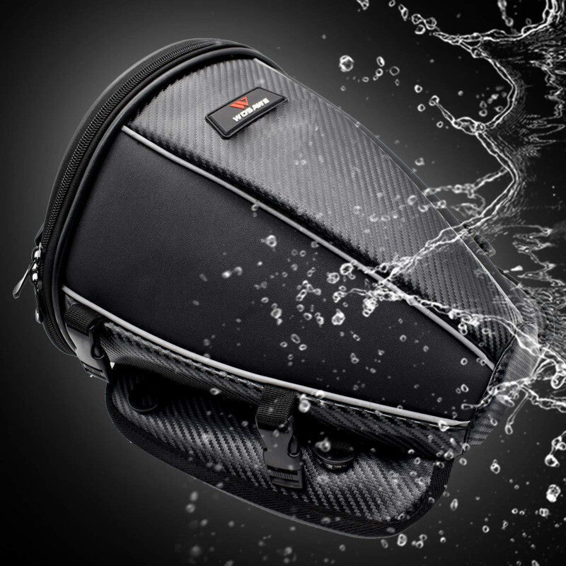 Motorcycle Shoulder Carry Bag Case Rear Tail Tank for Seat Back Saddle Waterproof