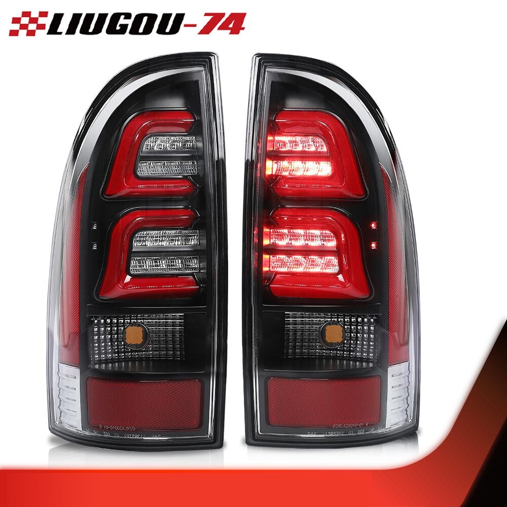 Fits 2005 - 2015 for Tacoma 3d LED Tube Bar Tail Light Brake Parking Light - v