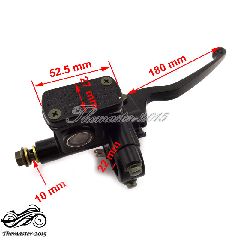 Front Right Hand Master Cylinder Brake Lever For Chinese Pit Dirt Bike ATV Quad Q