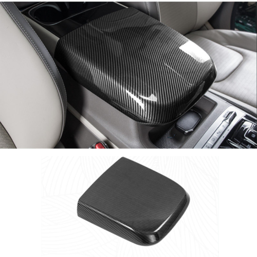 for Kia Carnival 2022-2023 Carbon Center Console Armrest Storage Box Panel Cover
