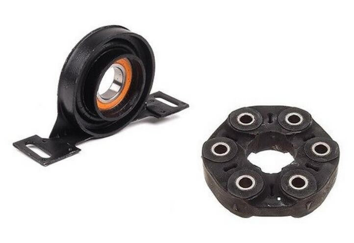 New Driveshaft Center Carrier Support Bearing + Flex Disc Kit For E36 E39 v