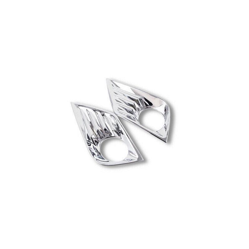 for Nissan Teana Altima 2016-2018 Chrome Front Fog Light Lamp Cover Trim 2pcs