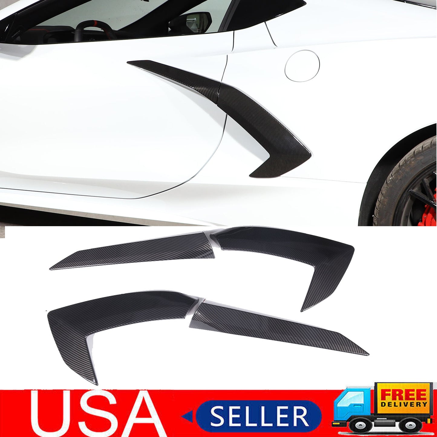 for 2020 - 2024 Supra SMOKE Tail Lights Rear Deck Eyelid Cover Tint Vinyl Decal- v