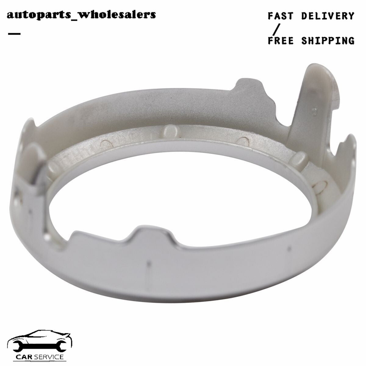 Silver fog light trim on the driver or passenger side is available on for Toyota Highlander 2004-2007 models.