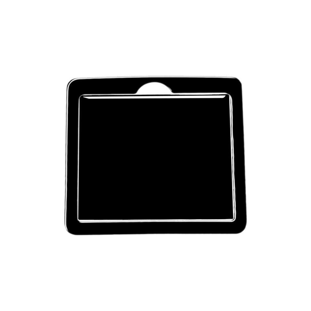 2Pcs Piano Black Rear Drain Cup Frame Cover Trim for Infiniti G37 2010-2013