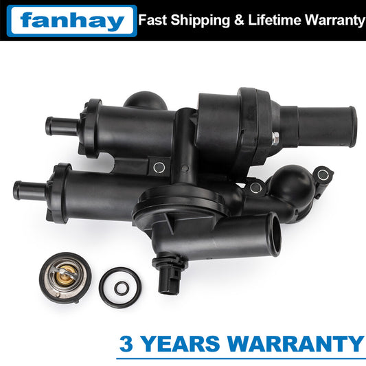 68003582AB Engine Coolant Thermostat Housing Kit for Dodge Avenger 2008 - 2014 Q