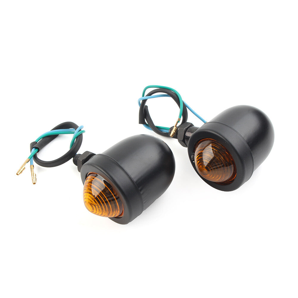 LED Motorcycle Turn Signal Indicator Light for Harley Cafe Racer Bobber Chopper