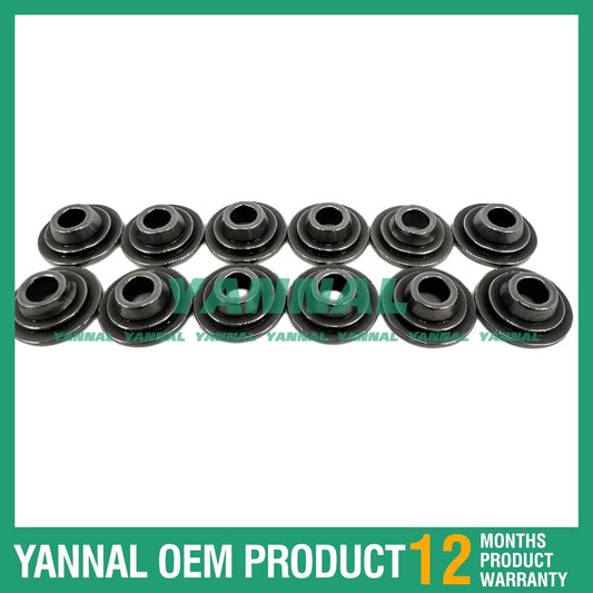 12-piece valve spring retainer kit for 6D34 diesel engine parts -