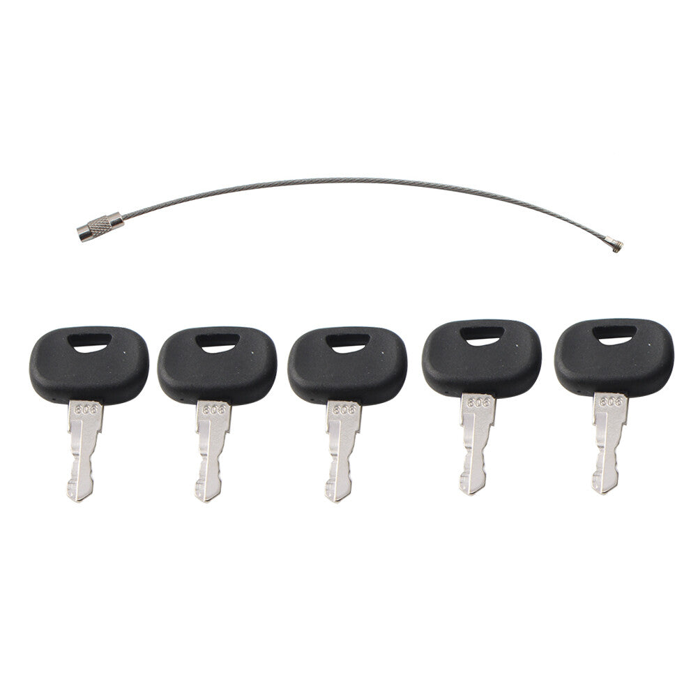 Ignition Starter Key 14606 606 For Heavy Equipment 5PCS