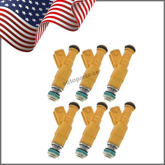 6PCS Fuel Injectors for Jeep Cherokee Comanche for Wrangler Grand Cherokee 4.0L