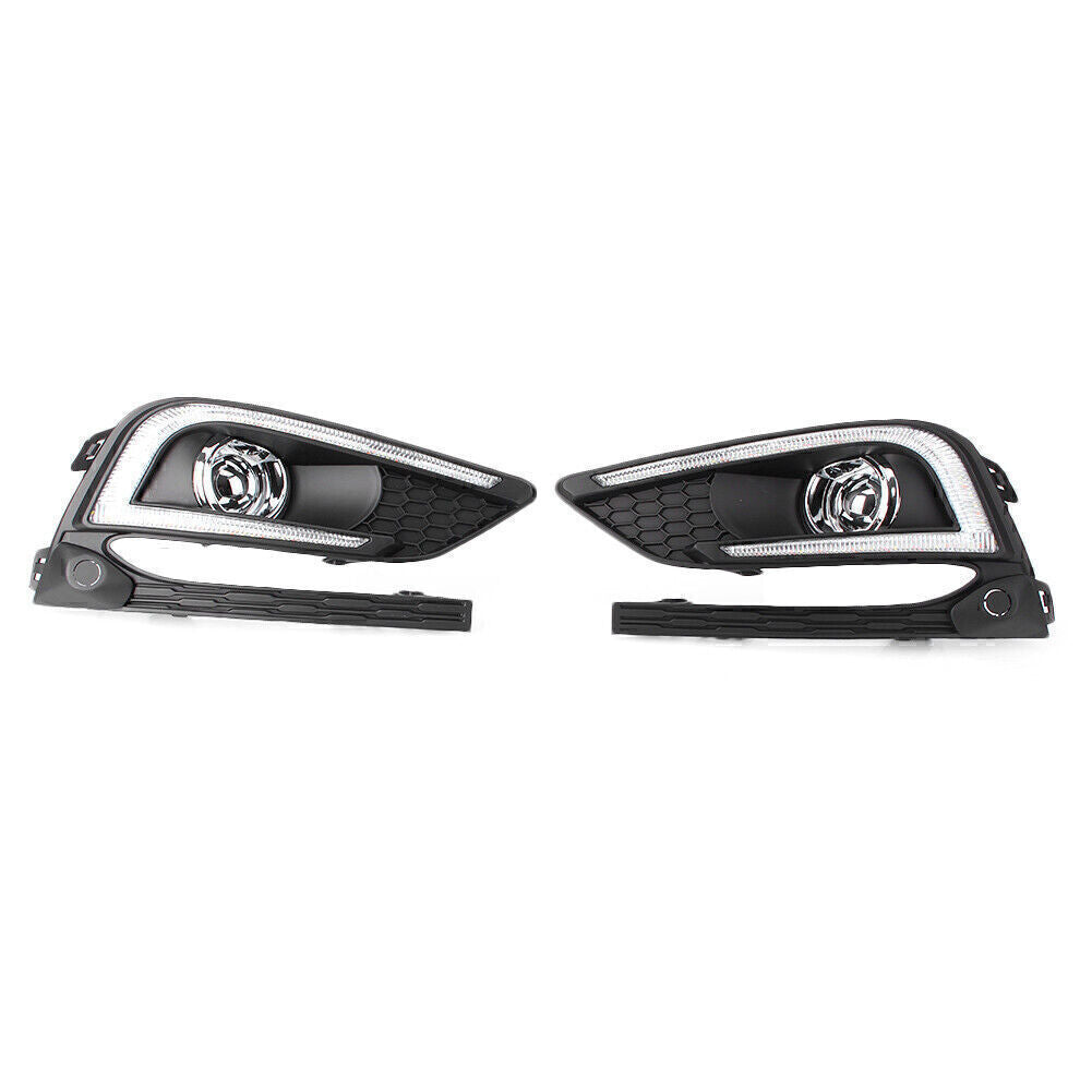 for Chevrolet for Cruze 2016 2017 2x LED Daytime Running Fog Lights Lamp DRL Q