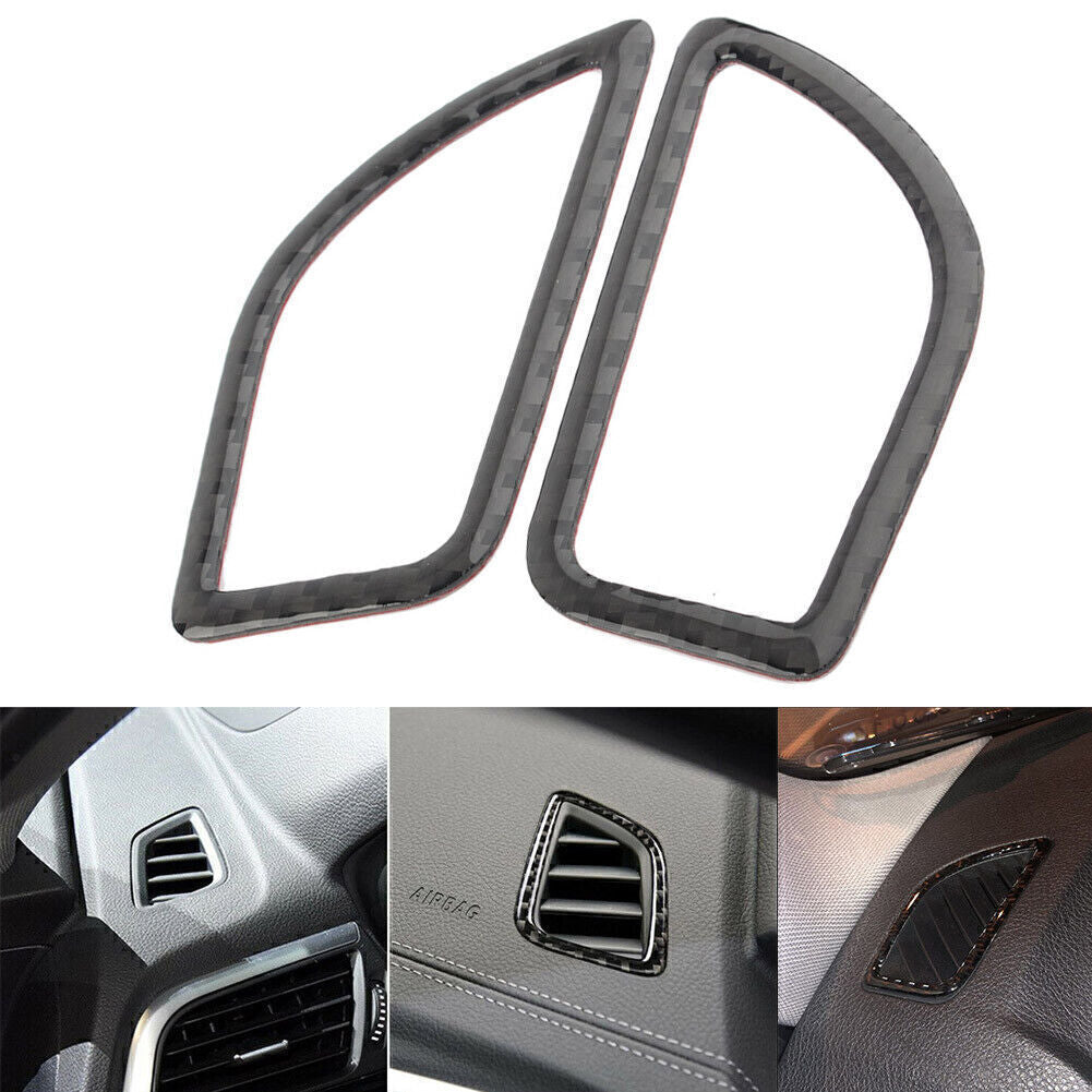Inner Central Air Vent Outlet Cover Trim Frame Fit for BMW F20 F21 Series 2PCS