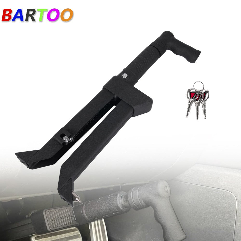 Multi-Function Safety Brake Pedal Lock Anti-Theft Device Clutch Lock V15(5-15Mm) Q