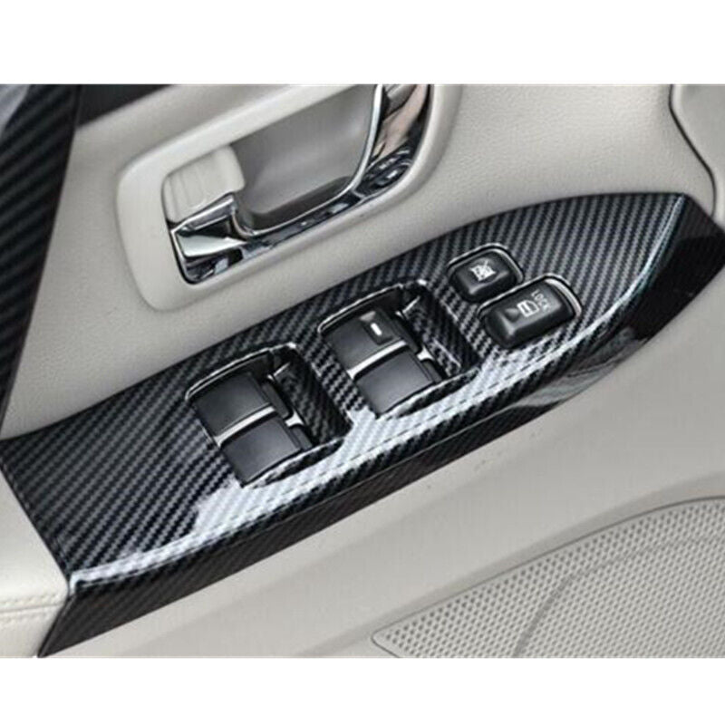 Car Window Lift Switch Panel Cover Trim for Mitsubishi Pajero Montero 2009-2021
