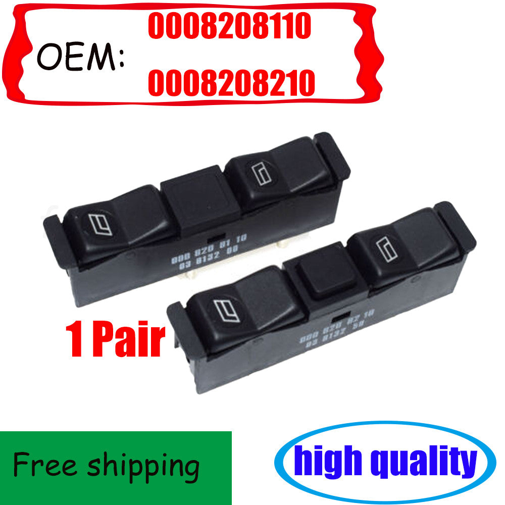 1 Dual power window switch, left and right, suitable for Mercedes W123 W201 W126- n