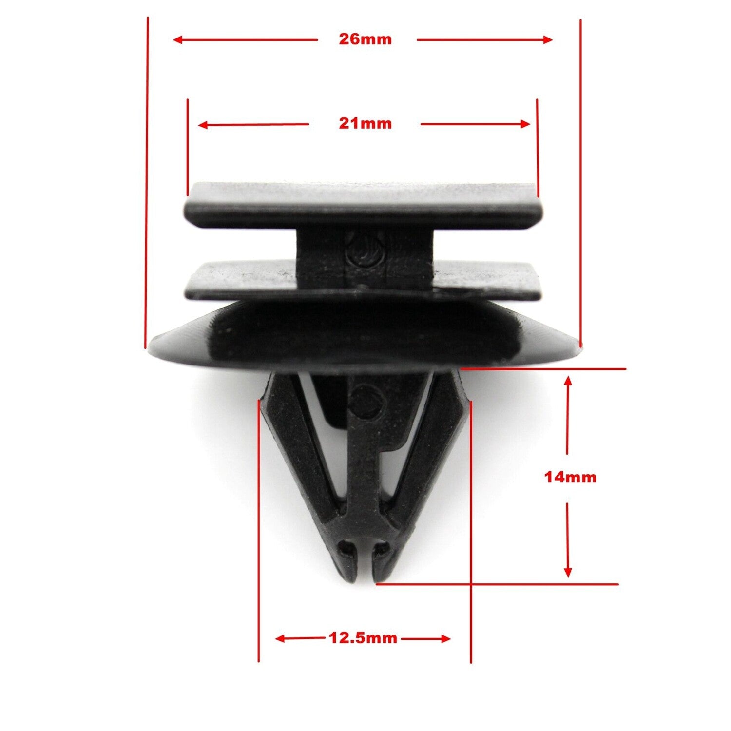 20 Pcs Black Nylon Exterior Rocker Molding Clip For GM 92138808