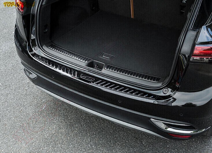 for Buick Envision 2021-2022 Steel Black Rear Bumper Protector Sill Plate trim n