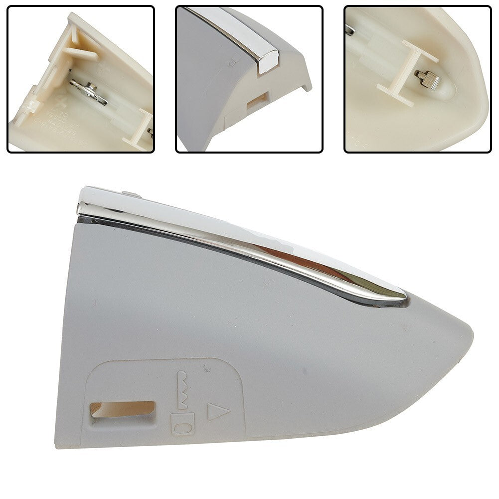 for Ford Fusion 13-20 Front LH FRONT Door Handle Lock Bezel CHROME Cover Cap