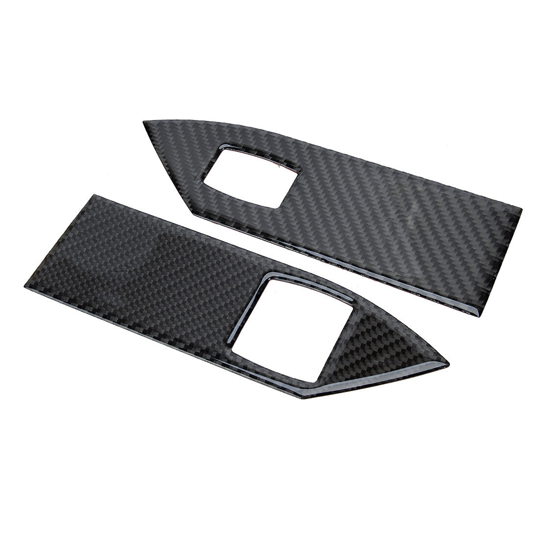 2Pcs Interior Window Lift Switch Cover Trim Fit for for Mustang 2005-2009 v