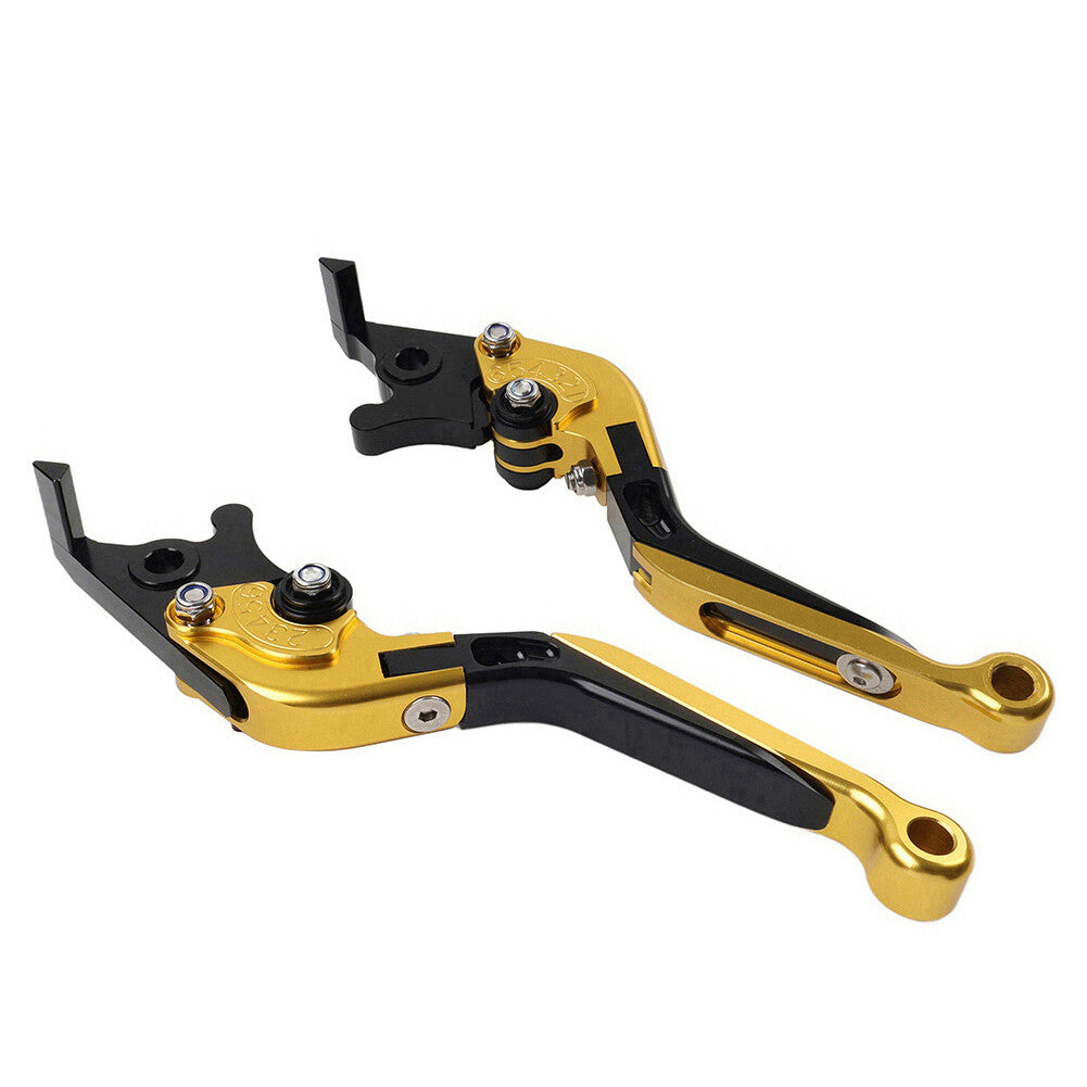 Gold CNC Folding Extendable Brake Clutch Levers for BMW S1000RR S1000R 2015-2019