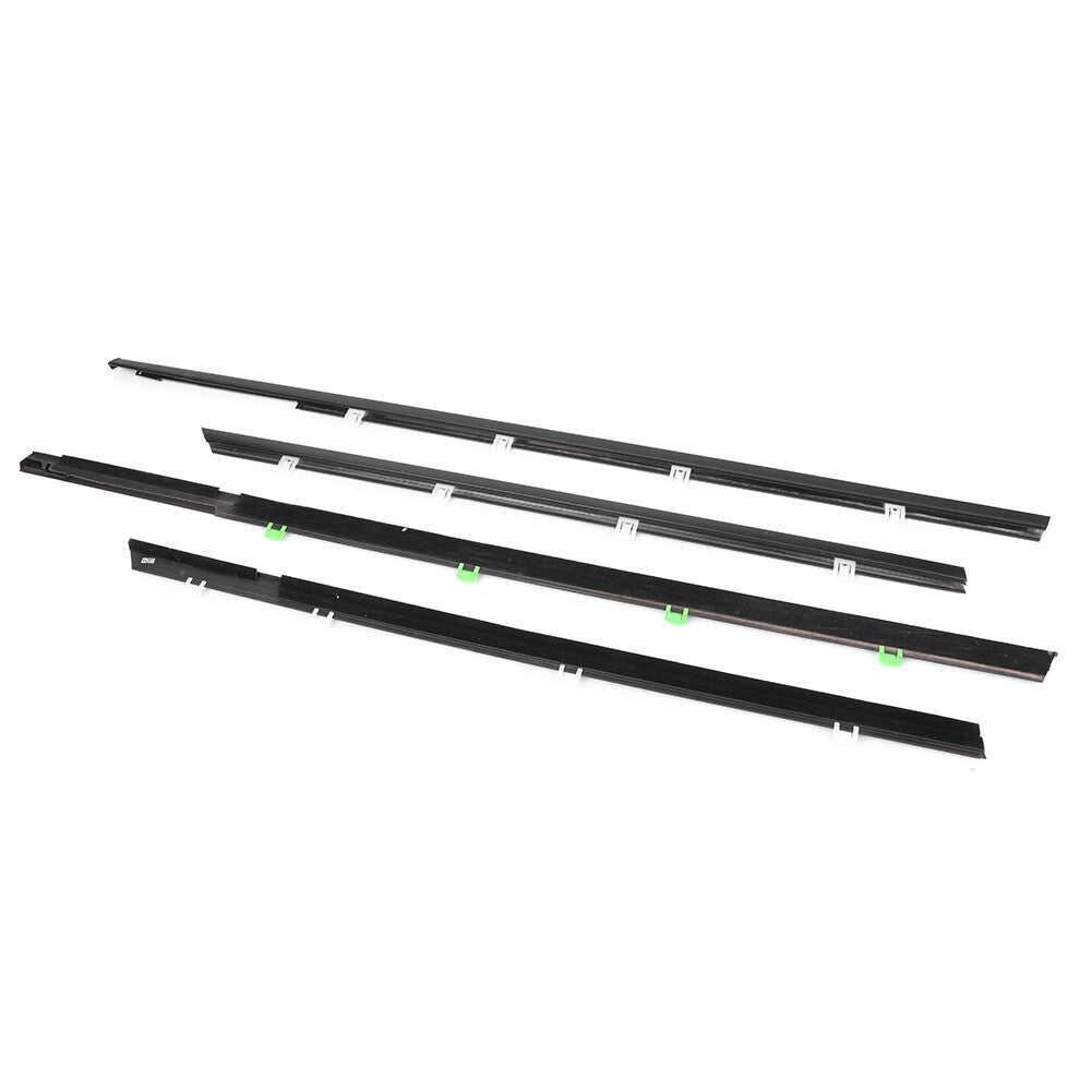 4pcs Weather strip Window Moulding Trim Seal Belt Fit for Honda for Civic 2012-2015 Auto