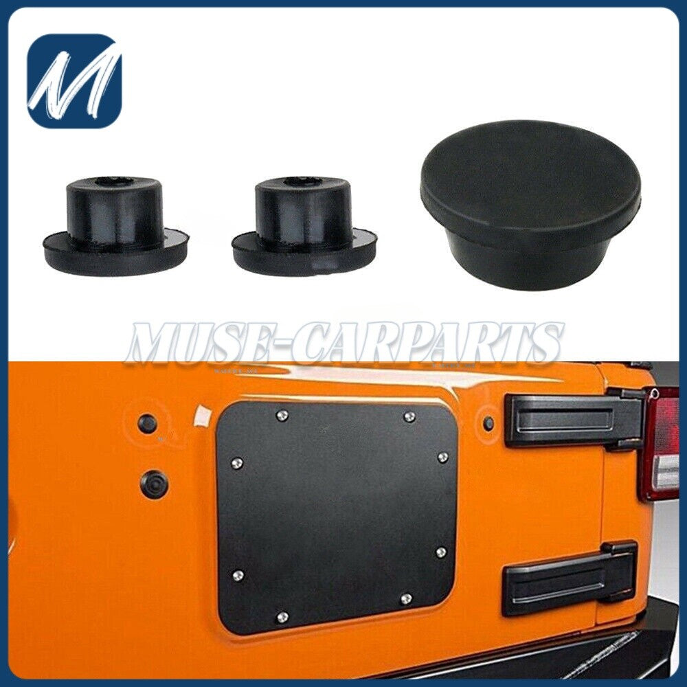 Rear tailgate plug spare tire removal hole filler for Jeep for Wrangler JK JL 2007-2023