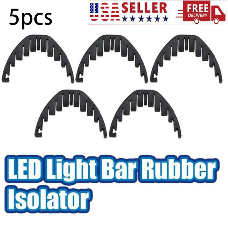5x Silencer Rubber Isolator Reduce Noise for 50 52inch Offroad LED Light Bar US